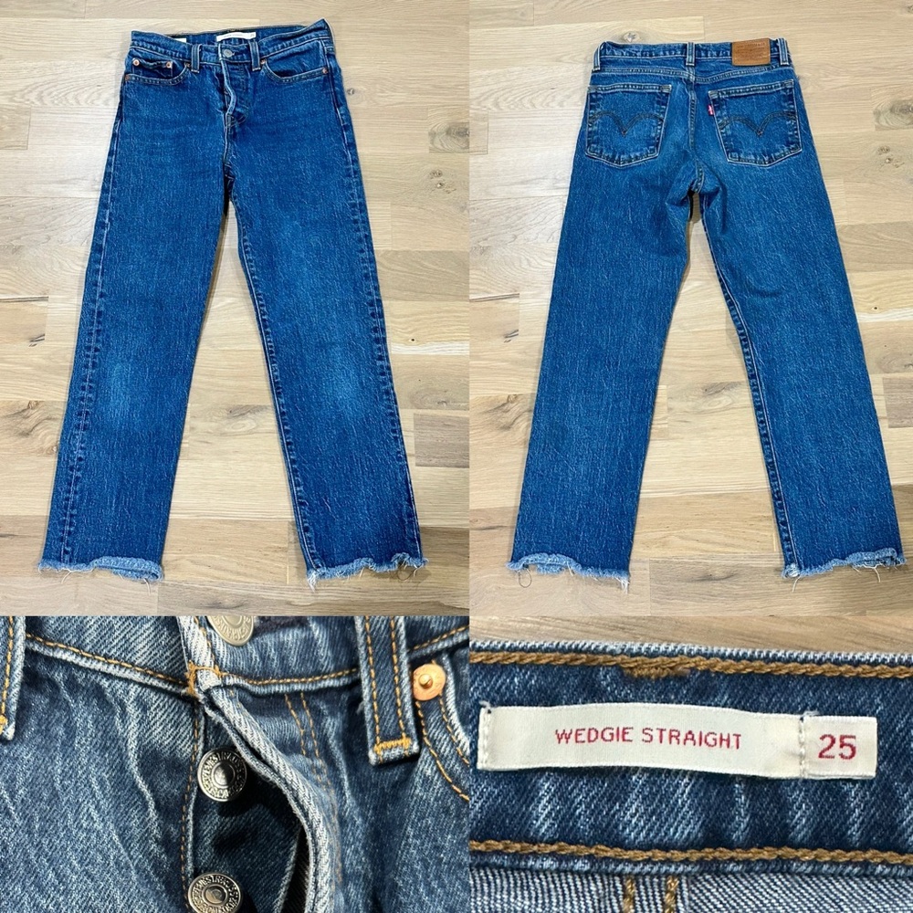 Women’s Levi’s Wedgie Straight Cropped Jeans